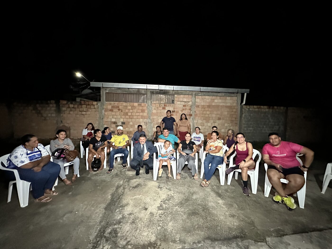 Roda de conversa com a vizinhança
